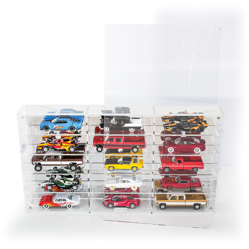 15 Car 1:64 Scale Acrylic Display Case Alt Image 2