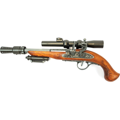 Steampunk Flintlock Pistol Replica Alt Image 1