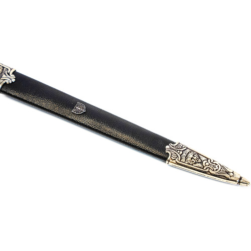 King Arthur Style Dagger Replica: Antique Silver Finish with Alt Image 5