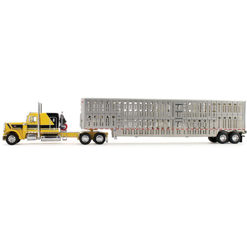 Peterbilt® Model 359 with 63 Flat Top Sleeper & Wilson® Silverstar® Livestock Trailer Alt Image 2