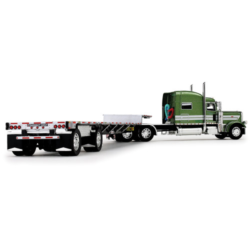 Peterbilt Model 389 with 70 Mid-Roof Sleeper & Transcraft Step Deck Trailer - Zimmerman Transport Alt Image 1