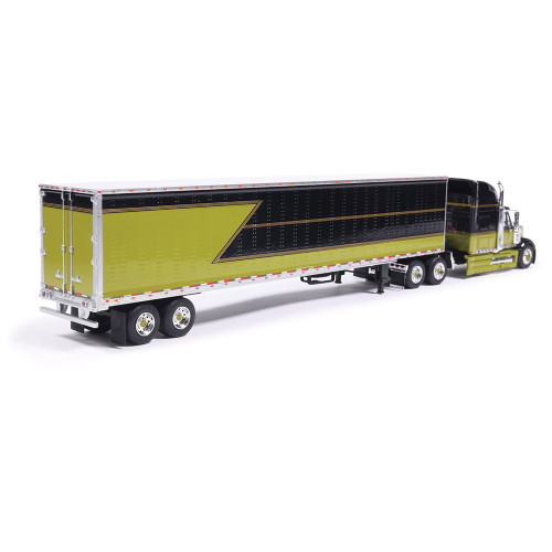 2010 International Lonestar with Reefer Trailer - Green and Black Alt Image 1