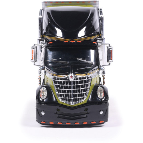 2010 International Lonestar with Reefer Trailer - Green and Black Alt Image 6