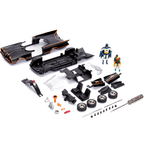 1966 Build & Collect Batmobile with Batman & Robin Alt Image 1