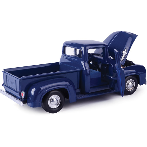1956 Ford F-100 Pickup - Dark Blue Alt Image 1