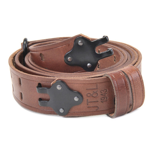 M1907 LEATHER RIFLE SLING DATED 1943 World War Supply (3008) Alt Image 2