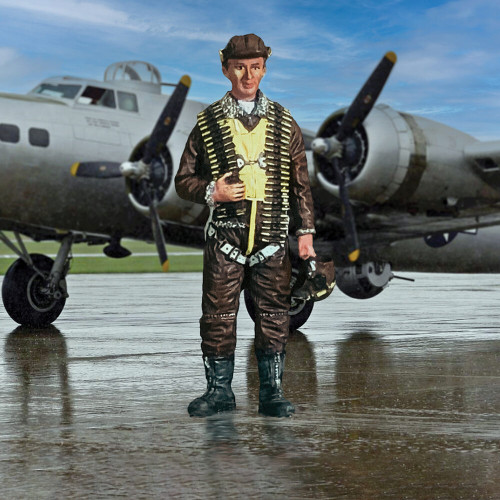 USAAF Heavy Bomber Gunner, 1942-45 1/30 Figure William Britain 10124 Alt Image 2