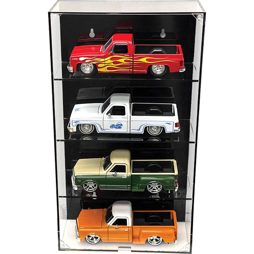 1:24 Scale 4 Car Wall Mount Collector Display Case Alt Image 3