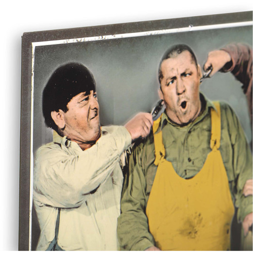 Three Stooges Knucklehead Garage Embossed Metal Sign Alt Image 3
