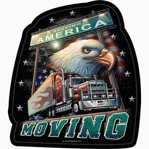 Keeping America Moving Metal Sign Main Image