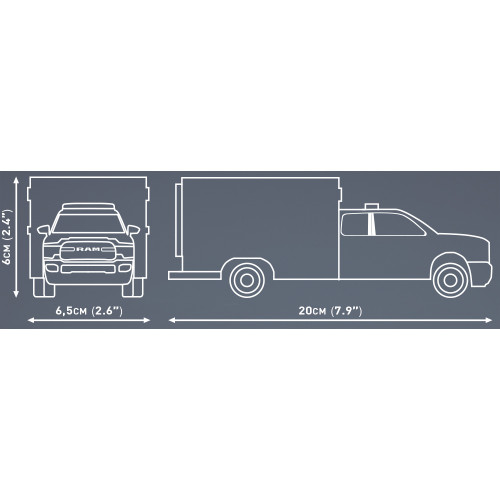 DODGE Ram 3500 Ambulance Building Brick Set Alt Image 3