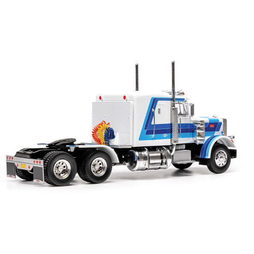 1980 Peterbilt 359 - Blue and White Alt Image 1