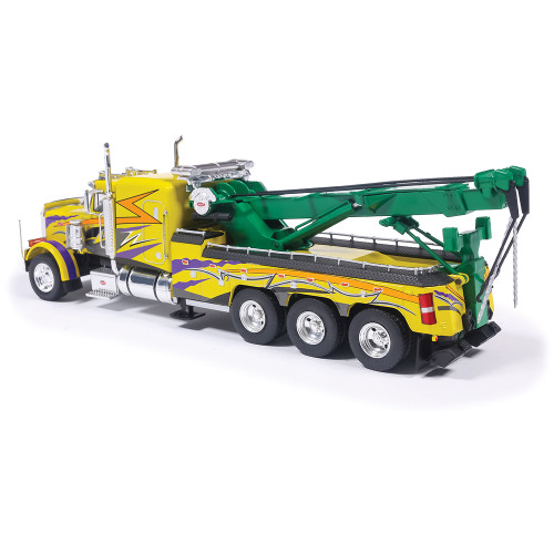 1980 Peterbilt 359 Wrecker - Yellow And Purple Alt Image 3