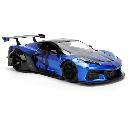2020 Chevy Corvette C8 - LIBERTY WALK Blue Alt Image 3