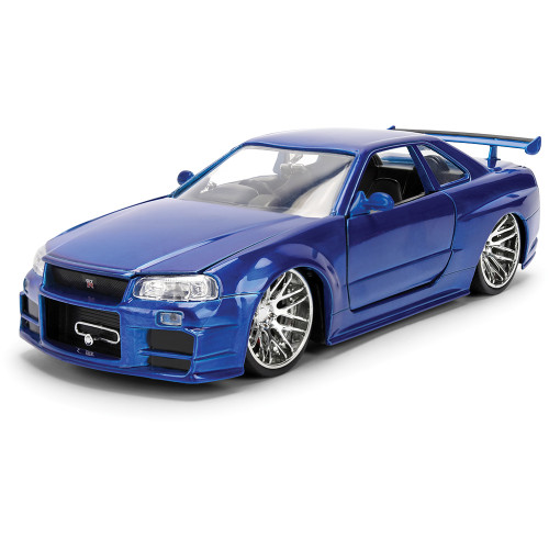 BRIAN's Fast & Furious 50th Anniversary Nissan Skyline GT-R - Brush Blue Chrome Finish Alt Image 1