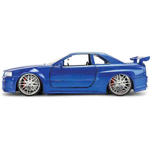 BRIAN's Fast & Furious 50th Anniversary Nissan Skyline GT-R - Brush Blue Chrome Finish Alt Image 6