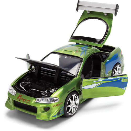 Fast & Furious 25th Anniversary BRIAN's Mitsubishi Eclipse - Brushed Metal Finish Alt Image 2