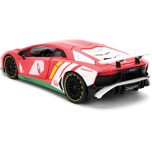 Lamborghini Aventador W/Knuckles Diecast Figure Alt Image 3