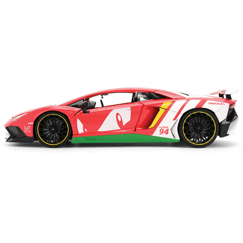 Lamborghini Aventador W/Knuckles Diecast Figure Alt Image 5
