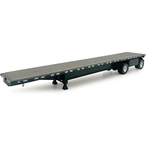 High Boy Spread Axle Flatbed Trailer - Black Alt Image 1