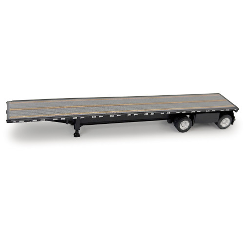 High Boy Spread Axle Flatbed Trailer - Black Alt Image 2