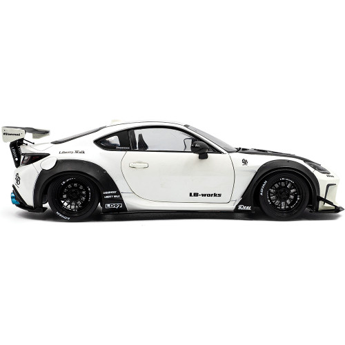 2024 Toyota GR 86 LBWK Body Kit - Pearl White Alt Image 4