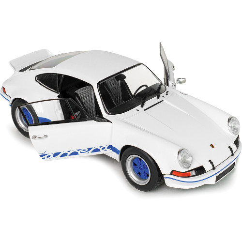 1973 Porsche 911 RSR - White / Blue Carrera Stripes Alt Image 2