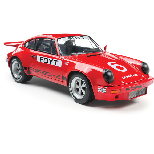 1974 Porsche 911 IROC Red #6 - Foyt IROC Daytona Alt Image 3
