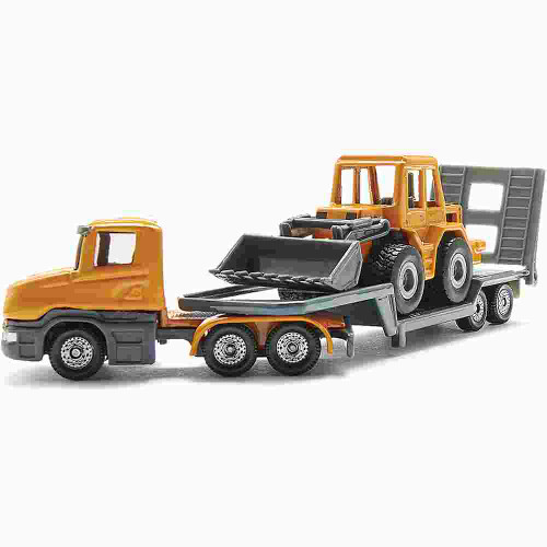 Tractor Trailer Low Loader With Front Loader Main Image