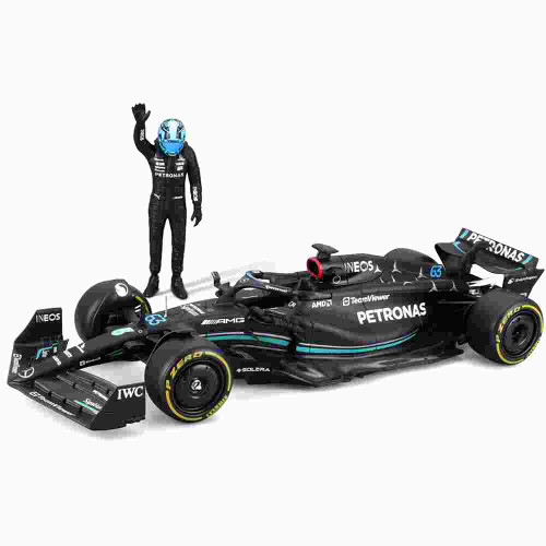 2023 Mercedes F1 W14 w/ figure - Russell #63 Main Image
