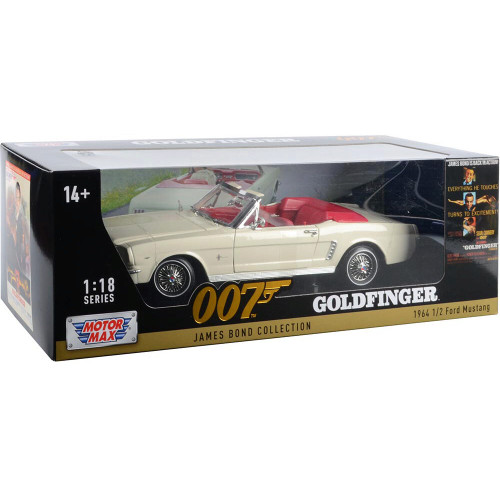 James Bond - 1964 1/2 Ford Goldfinger Mustang - White Alt Image 5