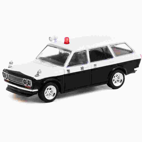 Datsun Bluebird 510 Wagon Japan Police Car - MiJo Exclusives Main Image