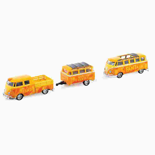 1960 VW Double Cab Truck with 1960 VW 15-Window Bus - Fanta Main Image
