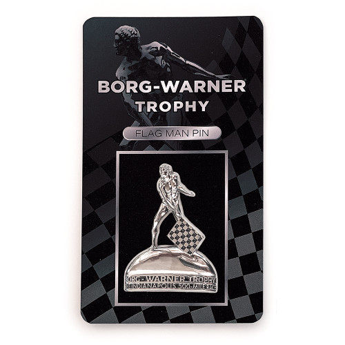 Borg-Warner Indianapolis 500-Mile Race Flag Man Pin Alt Image 2