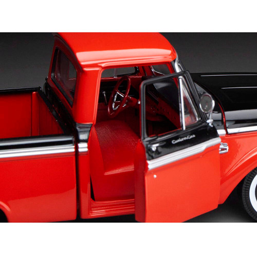 1965 Ford F-100 Custom Cab Pickup - Red & Black Alt Image 6