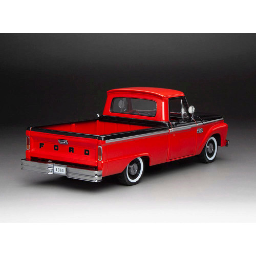 1965 Ford F-100 Custom Cab Pickup - Red & Black Alt Image 7