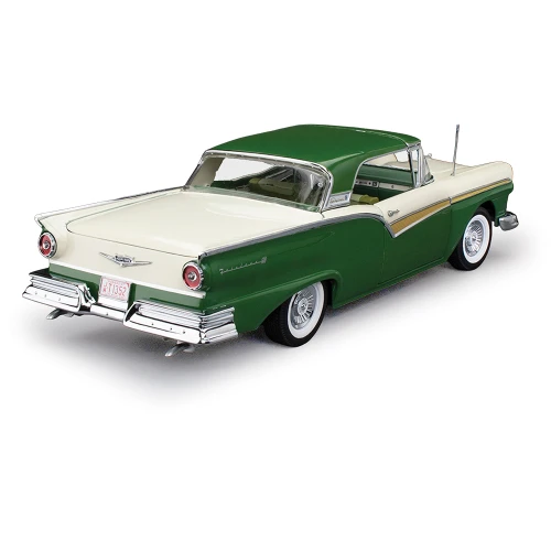 1957 Ford Fairlane 500 Skyliner - Cumberland Green/Colonial White Alt Image 2