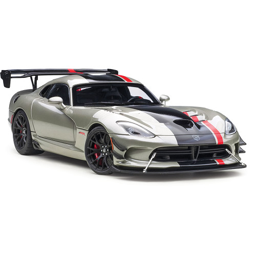 2017 Dodge Viper GTS-R Commemorative Edition ACR - Bullet Silver Metallic w/Black Stripes Alt Image 2