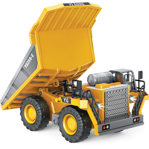R/C 2.4 Ghz Remote Control  Diecast 4x4 Mining Dump Truck Alt Image 1