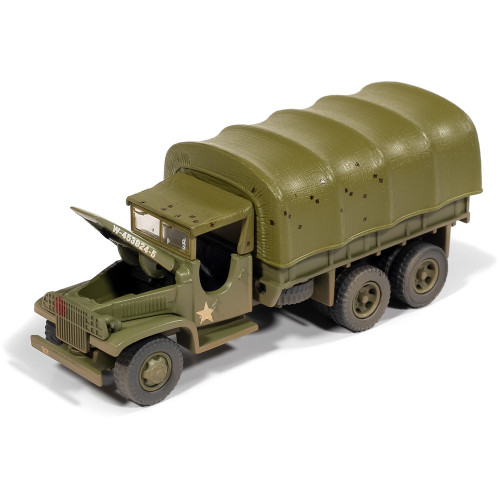 WWII GMC CCKW 6x6 Truck The Red Ball Express - Olive Drab Battleworn Alt Image 1