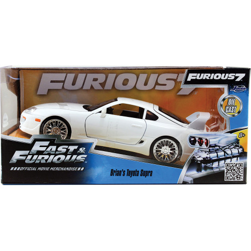 BRIAN's Toyota Supra - Glossy White Fast & Furious Alt Image 7