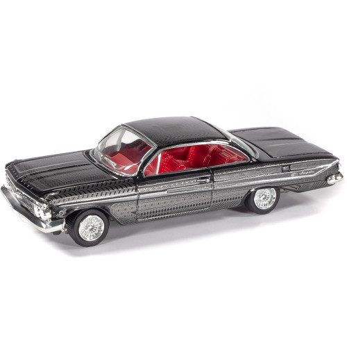 1958 Chevy Impala & 1961 Impala 2-pack - Metallic Magenta & Dark Silver Alt Image 2