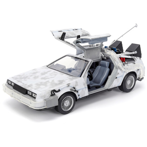 Back To The Future Part I - DeLorean Time Machine w/LIGHT - Frost BTTF Alt Image 2