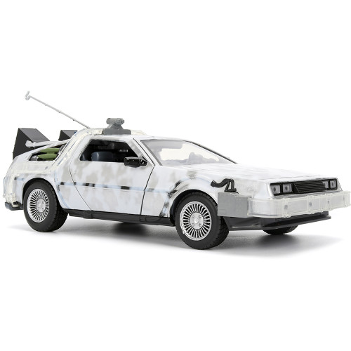 Back To The Future Part I - DeLorean Time Machine w/LIGHT - Frost BTTF Alt Image 4