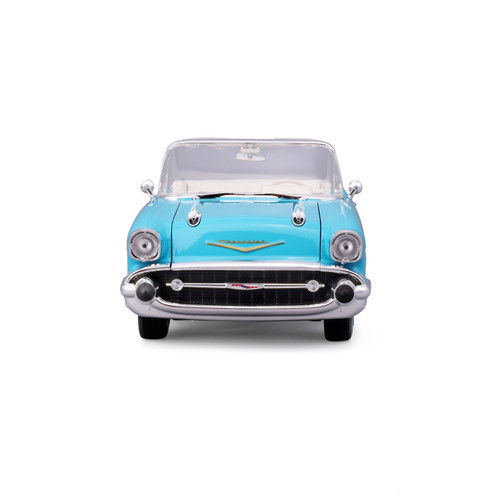 1957 Chevrolet Bel Air Convertible - Light Blue Alt Image 4