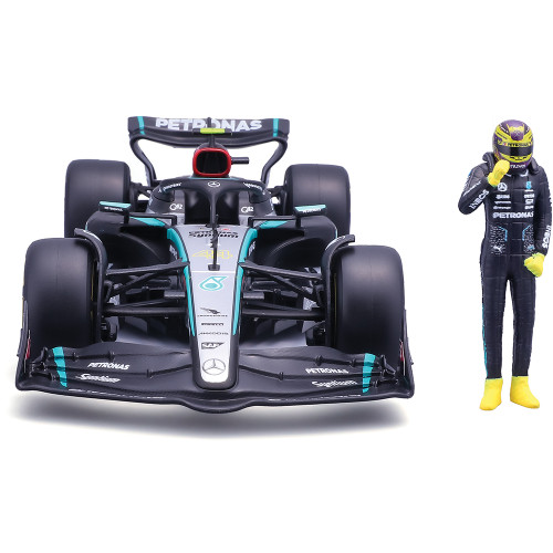 2024 F Mercedes W15 w/Figure - Hamilton #44 Alt Image 4
