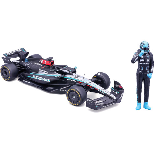 2024 F1 Mercedes W15  w/Figure - Russell #63 Alt Image 1