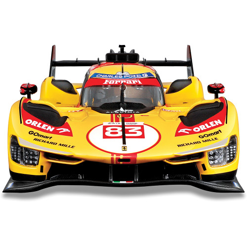2024 Ferrari 499P LMH Diecast Model Kit - Yellow #83 Alt Image 3