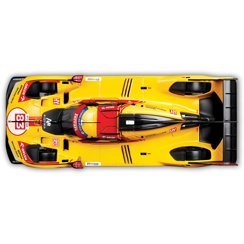 2024 Ferrari 499P LMH Diecast Model Kit - Yellow #83 Alt Image 5