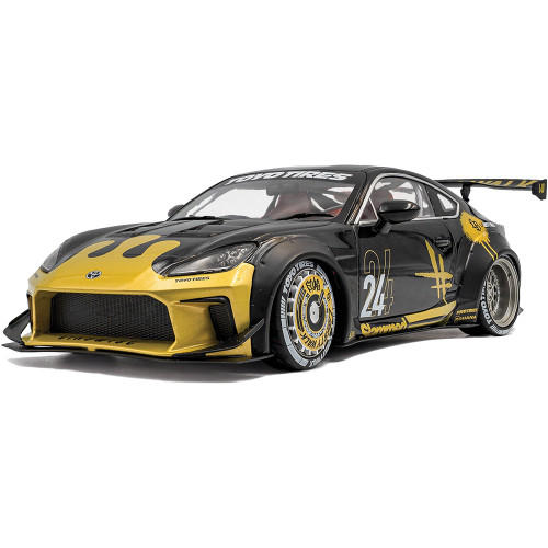 2024 Toyota GR86 Liberty Walk Body Kit Black & Gold Main Image